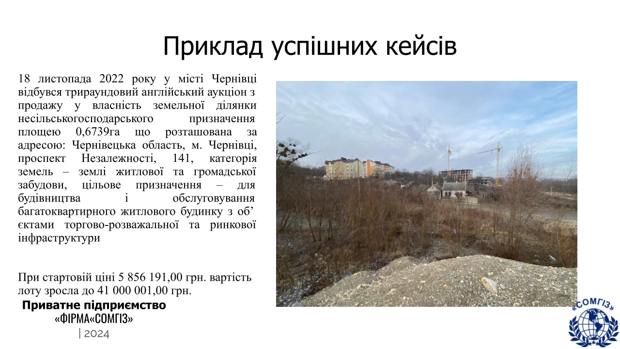 Земельні аукціони